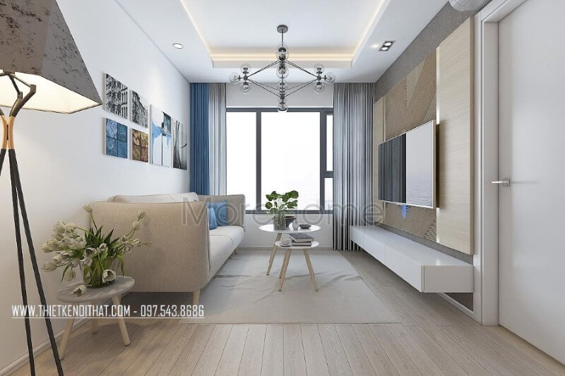 Thiết kế nội thất phòng khách chung cư phong cách hiện đại Mẫu nội thất chung cư đẹp