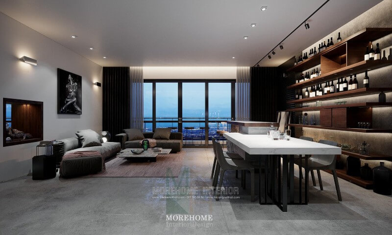 Thiết kế nội thất chung cư Vinhomes Sky Lake sang trọng Thiết kế chung cư