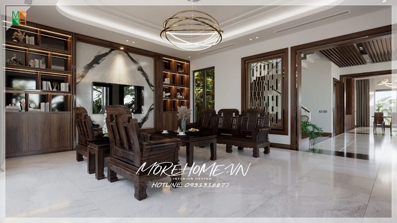 Đèn trang trí có hình thức độc đáo, mới lạ, tạo nên một điểm nhấn hút mắt.